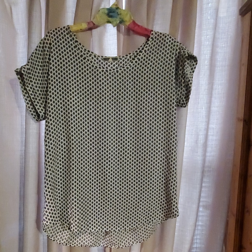 Pleione Black & White Blouse